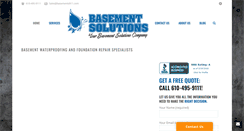 Desktop Screenshot of basements911.com
